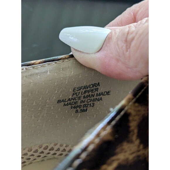 Easy Spirit AntiGravity Heels Womens Size 8.5 Leopard Print Pumps Patent Leather - Picture 13 of 13